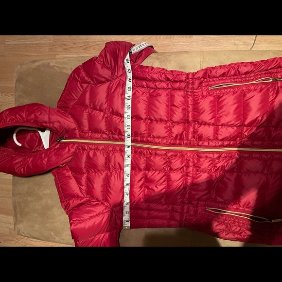 Michael Kors Packable Down Fill Red Jacket S - Picture 10 of 15